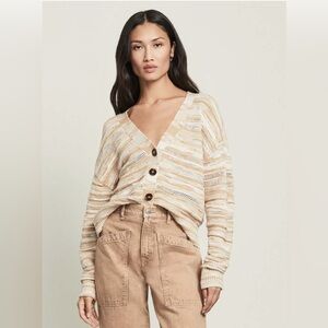 VERONICA BEARD Goliad Cropped Cardigan, Size S